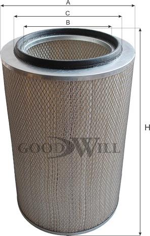 GoodWill AG 1003 - Повітряний фільтр autozip.com.ua