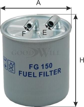 GoodWill FG 150 - Паливний фільтр autozip.com.ua
