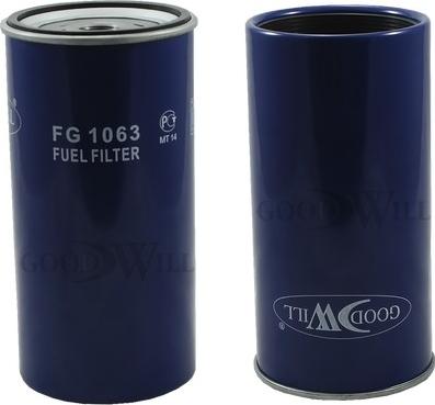 GoodWill FG 1063 - Паливний фільтр autozip.com.ua