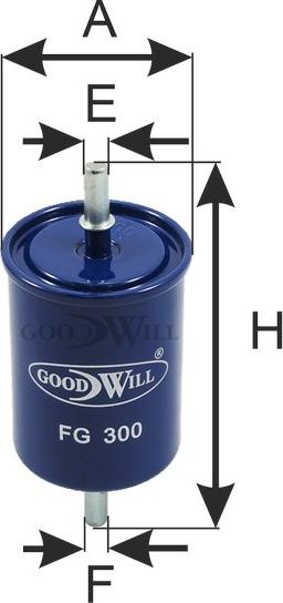 GoodWill FG 300 - Паливний фільтр autozip.com.ua