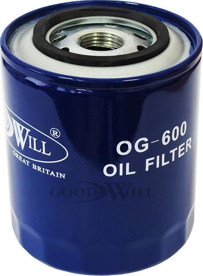 GoodWill OG 600 - Масляний фільтр autozip.com.ua