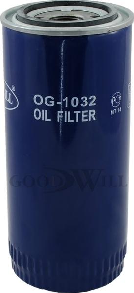GoodWill OG 1032 - Масляний фільтр autozip.com.ua
