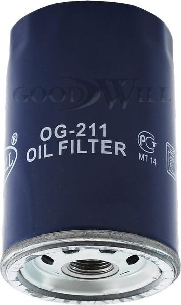GoodWill OG 211 - Масляний фільтр autozip.com.ua
