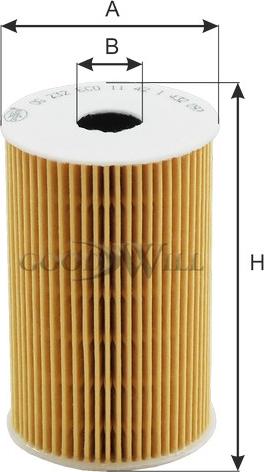 GoodWill OG 232 ECO - Масляний фільтр autozip.com.ua