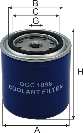 GoodWill OGC 1096 - Фільтр для охолоджуючої рідини autozip.com.ua