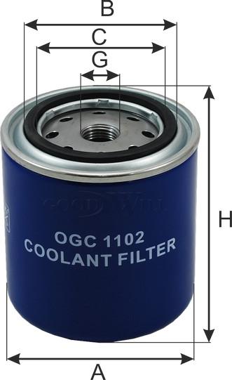 GoodWill OGC 1102 - Фільтр для охолоджуючої рідини autozip.com.ua