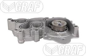 Graf PA1267A - Водяний насос + комплект зубчатого ременя autozip.com.ua