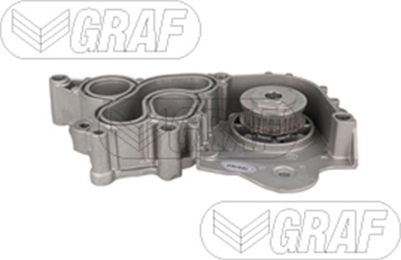 Graf PA1218A - Водяний насос + комплект зубчатого ременя autozip.com.ua