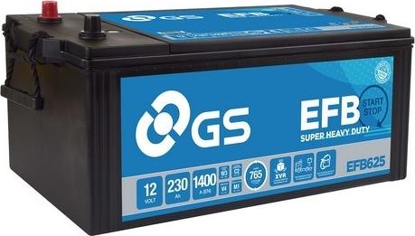 GS EFB625 - Стартерна акумуляторна батарея, АКБ autozip.com.ua