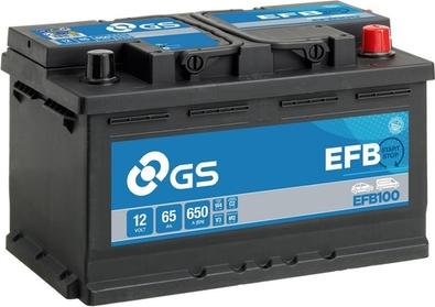 GS EFB100 - Стартерна акумуляторна батарея, АКБ autozip.com.ua