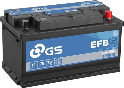 GS EFB110 - Стартерна акумуляторна батарея, АКБ autozip.com.ua