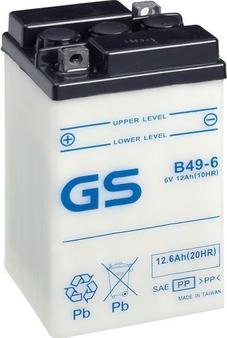 GS GS-B49-6 - Стартерна акумуляторна батарея, АКБ autozip.com.ua