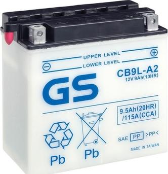 GS GS-CB9L-A2 - Стартерна акумуляторна батарея, АКБ autozip.com.ua