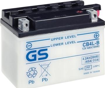GS GS-CB4L-B - Стартерна акумуляторна батарея, АКБ autozip.com.ua