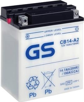 GS GS-CB14-A2 - Стартерна акумуляторна батарея, АКБ autozip.com.ua