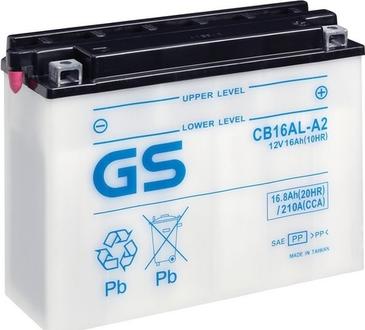 GS GS-CB16AL-A2 - Стартерна акумуляторна батарея, АКБ autozip.com.ua