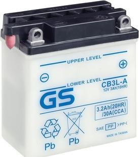 GS GS-CB3L-A - Стартерна акумуляторна батарея, АКБ autozip.com.ua