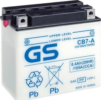 GS GS-CB7-A - Стартерна акумуляторна батарея, АКБ autozip.com.ua