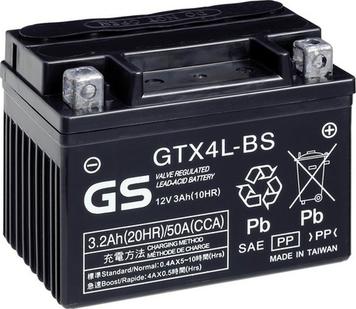 GS GS-GTX4L-BS - Стартерна акумуляторна батарея, АКБ autozip.com.ua
