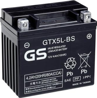 GS GS-GTX5L-BS - Стартерна акумуляторна батарея, АКБ autozip.com.ua
