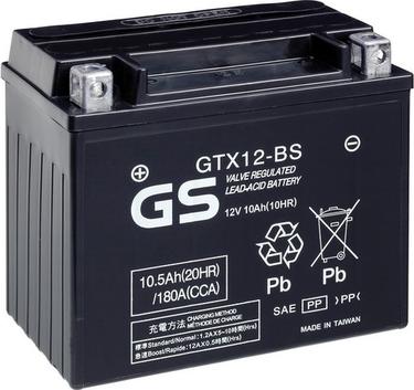 GS GS-GTX12-BS - Стартерна акумуляторна батарея, АКБ autozip.com.ua