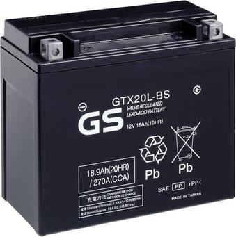GS GS-GTX20L-BS - Стартерна акумуляторна батарея, АКБ autozip.com.ua