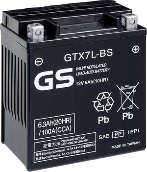 GS GS-GTX7L-BS - Стартерна акумуляторна батарея, АКБ autozip.com.ua