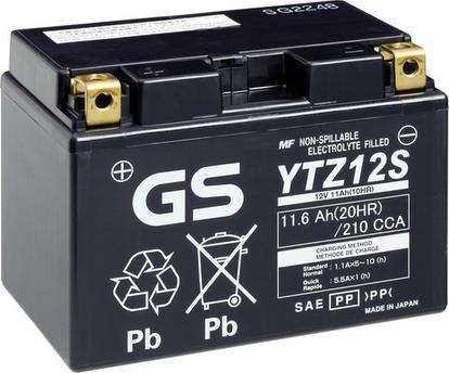 GS GS-YTZ12S - Стартерна акумуляторна батарея, АКБ autozip.com.ua