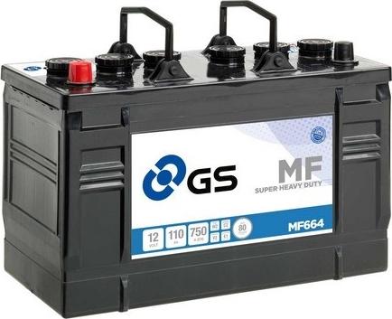 GS MF664 - Стартерна акумуляторна батарея, АКБ autozip.com.ua