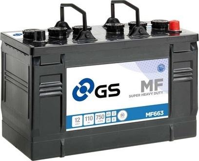 GS MF663 - Стартерна акумуляторна батарея, АКБ autozip.com.ua