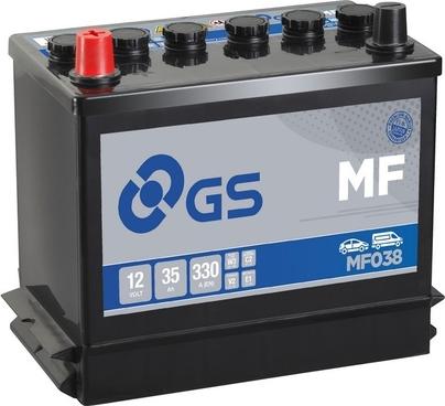 GS MF038 - Стартерна акумуляторна батарея, АКБ autozip.com.ua