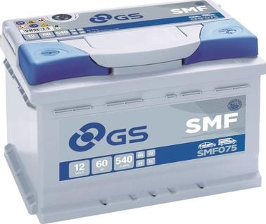 GS SMF075 - Стартерна акумуляторна батарея, АКБ autozip.com.ua