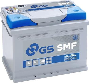 GS SMF078 - Стартерна акумуляторна батарея, АКБ autozip.com.ua