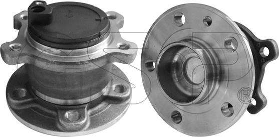 GSP 9400404 - Комплект підшипника маточини колеса autozip.com.ua