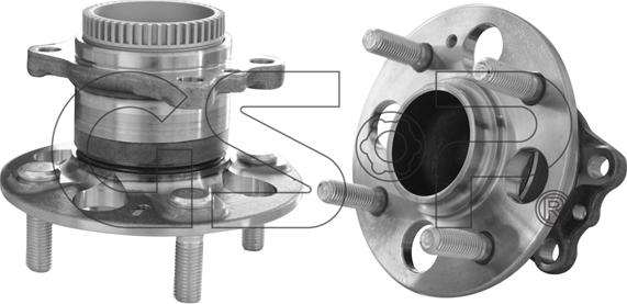 GSP 9400232 - Комплект підшипника маточини колеса autozip.com.ua