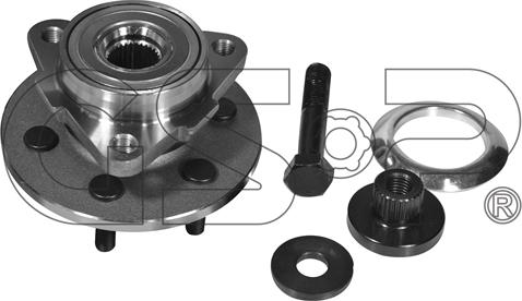 GSP 9331006K - Комплект підшипника маточини колеса autozip.com.ua