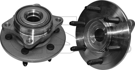 GSP 9333106 - Комплект підшипника маточини колеса autozip.com.ua