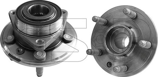 GSP 9333118 - Комплект підшипника маточини колеса autozip.com.ua