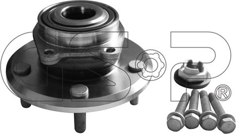 GSP 9332009F - Комплект підшипника маточини колеса autozip.com.ua