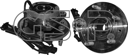 GSP 9326035 - Комплект підшипника маточини колеса autozip.com.ua