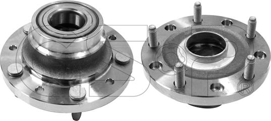 GSP 9245015 - Комплект підшипника маточини колеса autozip.com.ua