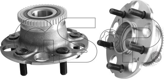 GSP 9234007 - Комплект підшипника маточини колеса autozip.com.ua