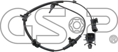 GSP 9A0557 - Датчик ABS, частота обертання колеса autozip.com.ua