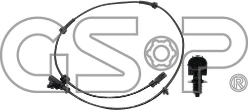 GSP 9A0362 - Датчик ABS, частота обертання колеса autozip.com.ua