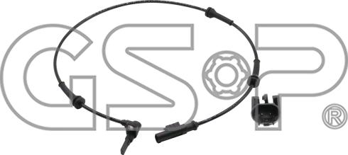 GSP 9A0769 - Датчик ABS, частота обертання колеса autozip.com.ua