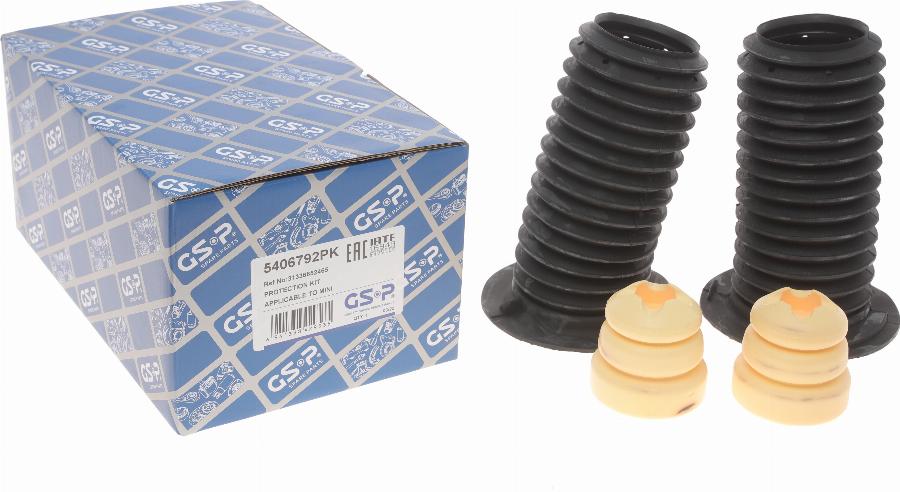 GSP 5406792PK - Пилозахисний комплект, амортизатор autozip.com.ua