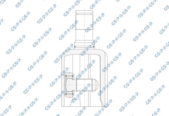 GSP 601975 - Шарнір, ШРУС, приводний вал autozip.com.ua
