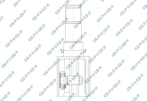 GSP 601623 - Шарнір, ШРУС, приводний вал autozip.com.ua