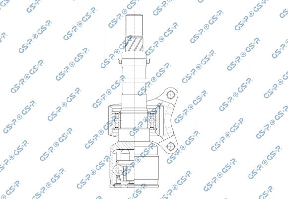 GSP 603545 - Шарнір, ШРУС, приводний вал autozip.com.ua