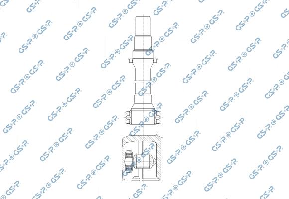 GSP 602498 - Шарнір, ШРУС, приводний вал autozip.com.ua